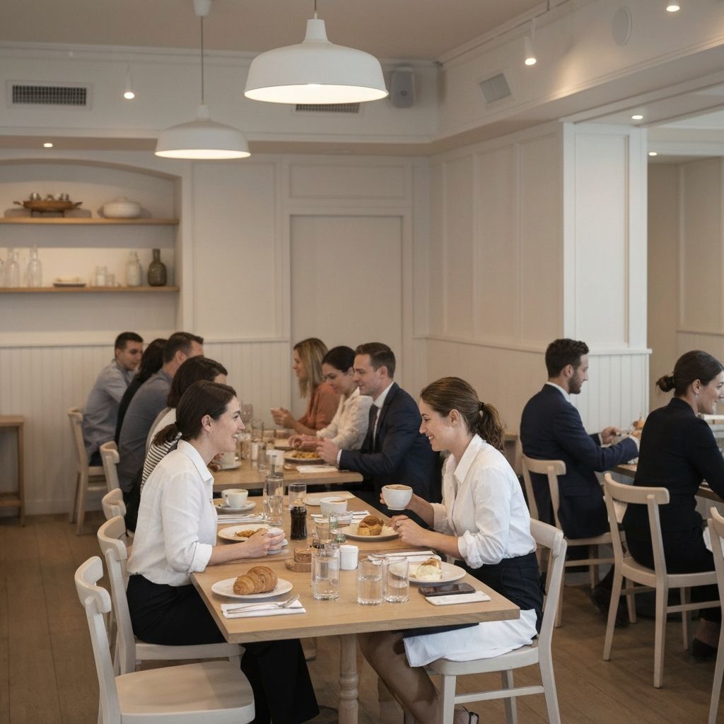 Restaurant or cafe dining experience